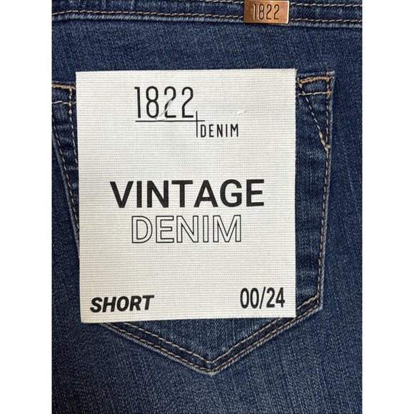 1822 Vintage Denim Maternity Short Size 00/24. New. Distressed Denim - Picture 3 of 4